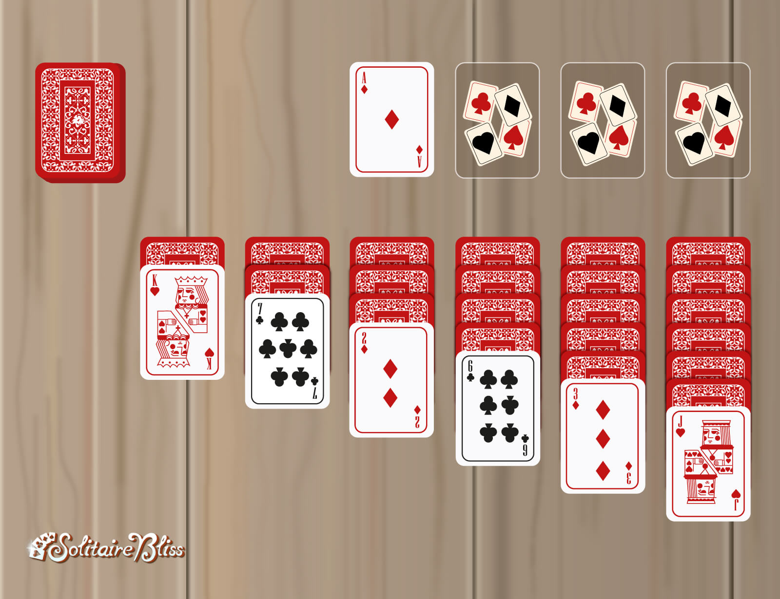 tablero de solitario